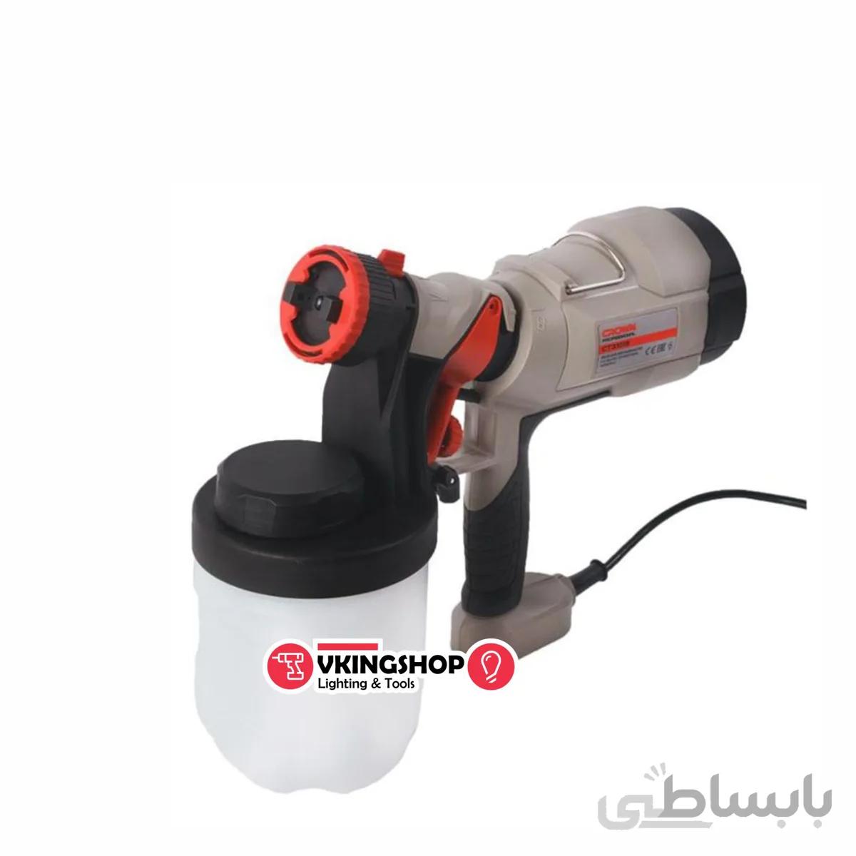 پیستوئه رنگ پاش برقی کرون مدل CT31013
