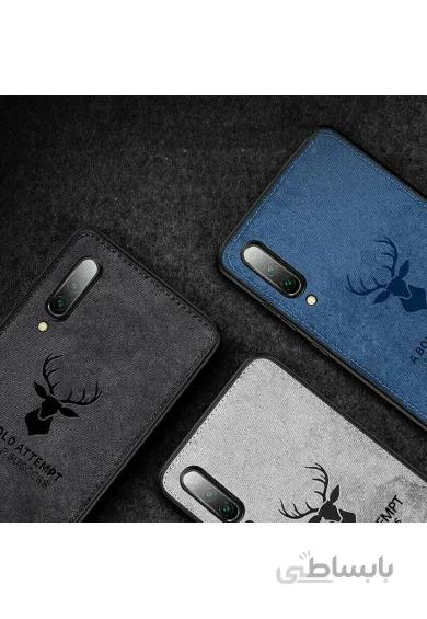 قاب و بک کاور گوشی مدل Mi A3 شیائومی طرح گوزنی | Xiaomi Mi A3 / CC9e Cloth Texture Silicone Deer Case Cover