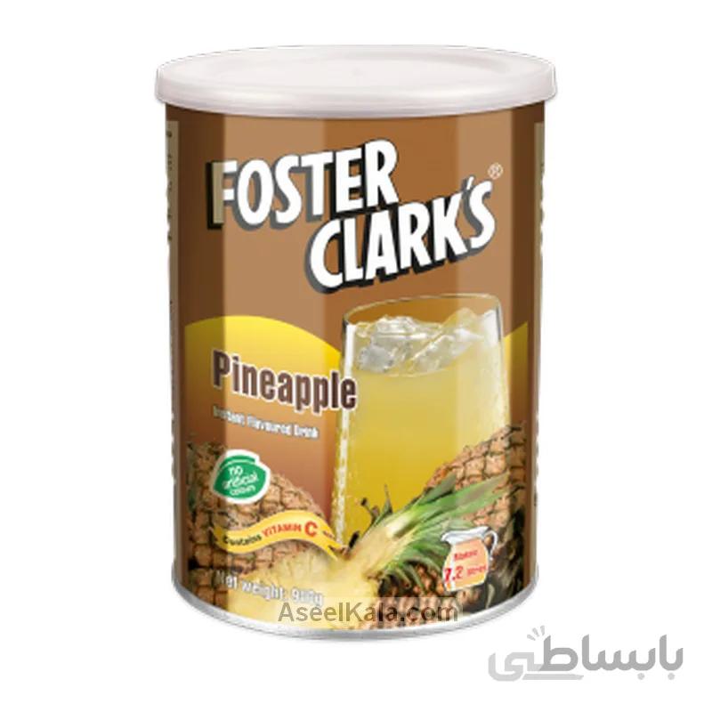 پودر شربت فوری فوستر کلارکس FOSTER CLARKS با طعم آناناس قوطی ۹۰۰ گرمی