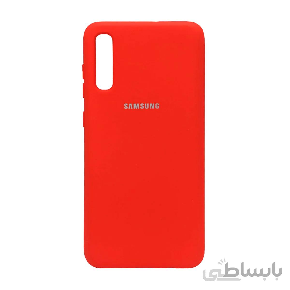 قاب سیلیکونی زیر بسته کد رنگ 507 قرمز - Samsung A70