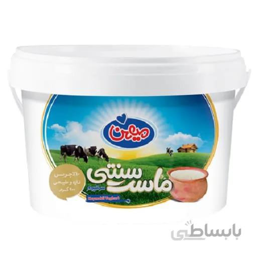 ماست سنتی سرشیردار 8% چربی 900 گرمی میهن باکس 4 عددی