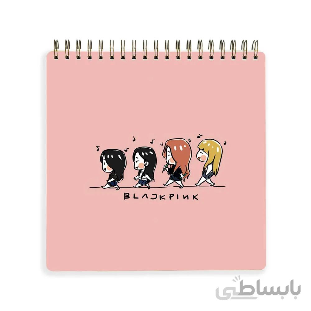 دفترچه يادداشت black pink کد 10100195