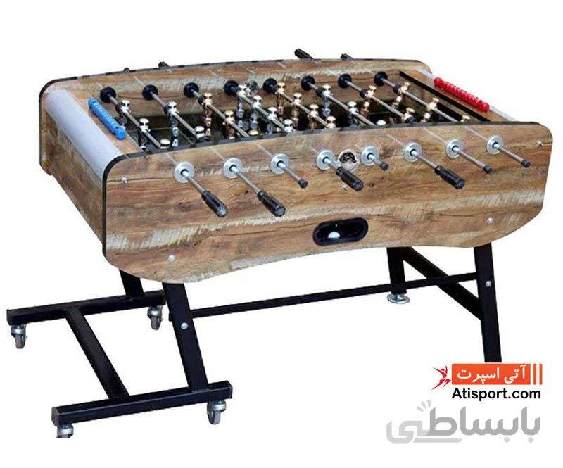 فوتبال دستی تاشو طرح چوب Olympic Lame Glass S12