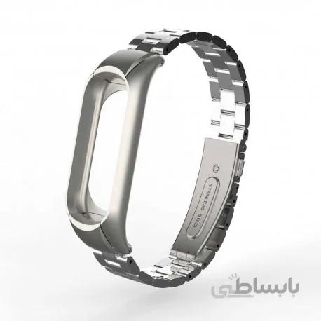 بند فلزی مدل milan مناسب برای مچ بند هوشمند شیائومی مدل mi band 6