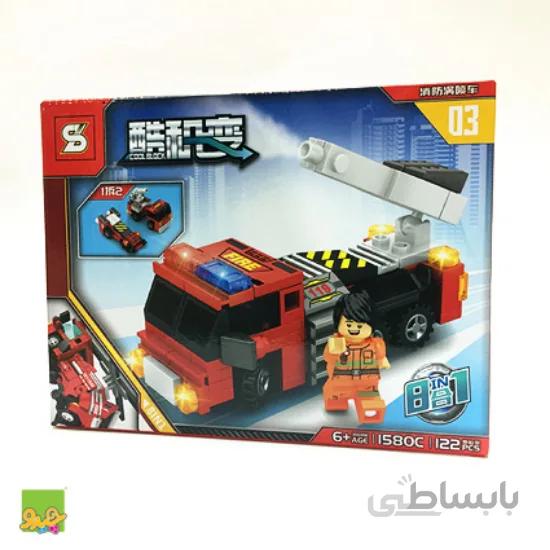 لگو کامیون آبپاش آتش نشان 1580C