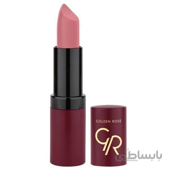 رژ لب جامد مات گلدن رز شماره 38 Golden Rose Velvet Matte Lipstick ا شناسه کالا: 2150