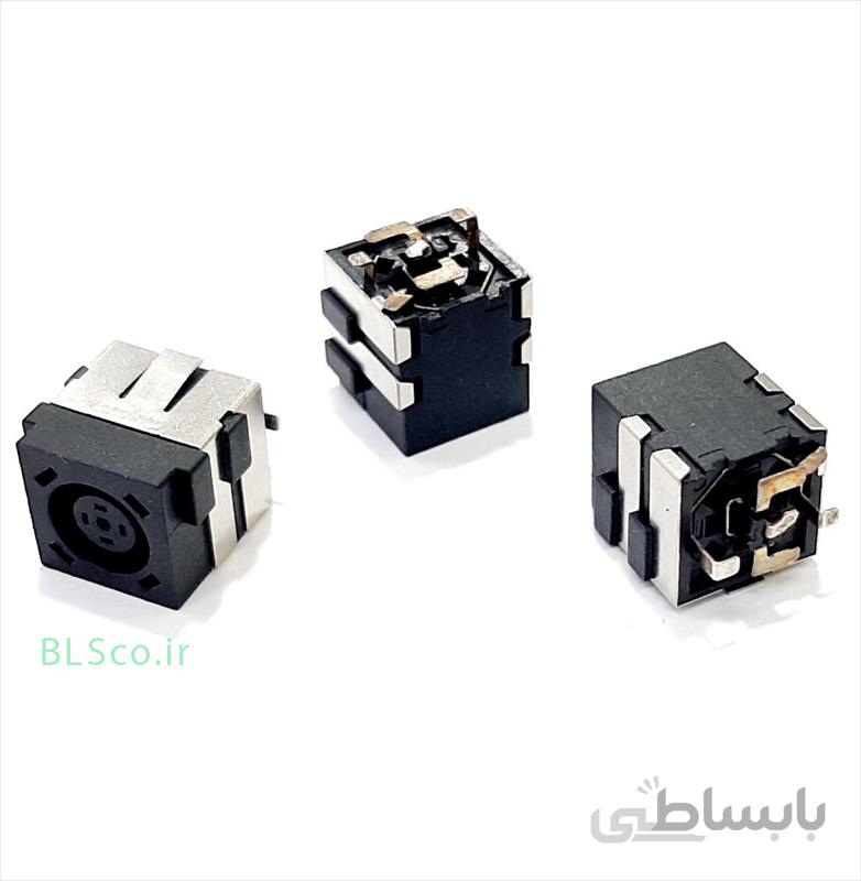 سوکت شارژ کد 138 لپ تاپ دل E6400 ا Dell Latitude E6400 DC jack connector replacement