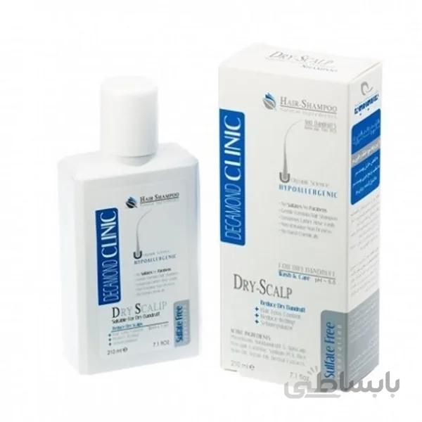 شامپوی ضد شوره مناسب موهای خشک دکاموند کلینیک ا Decamond Clinic dry scalp Anti Dandruff Shampoo
