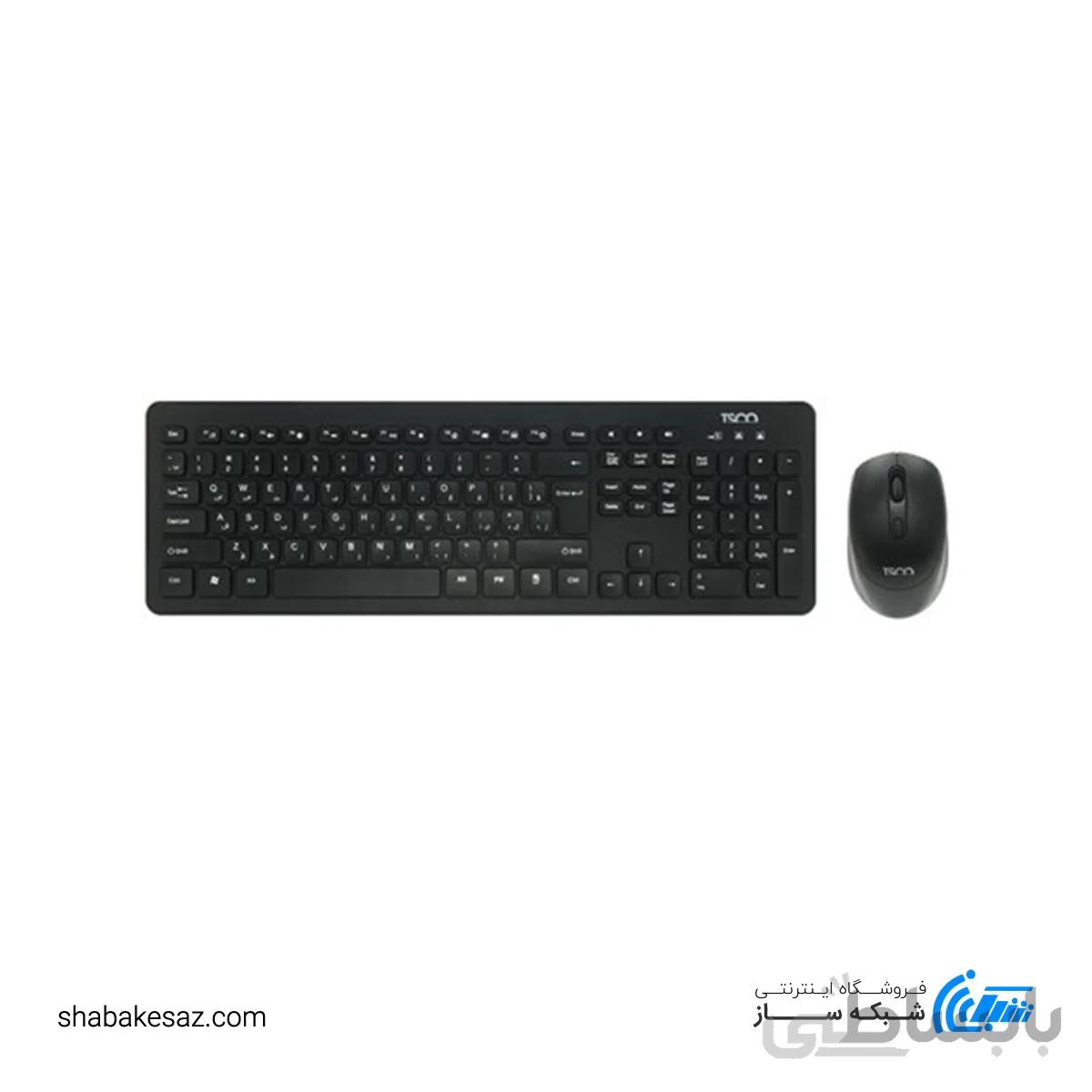کیبورد و ماوس تسکو مدل TKM 7011W بی سیم ا Tsco TKM 7011W Wireless Keyboard and Mouse