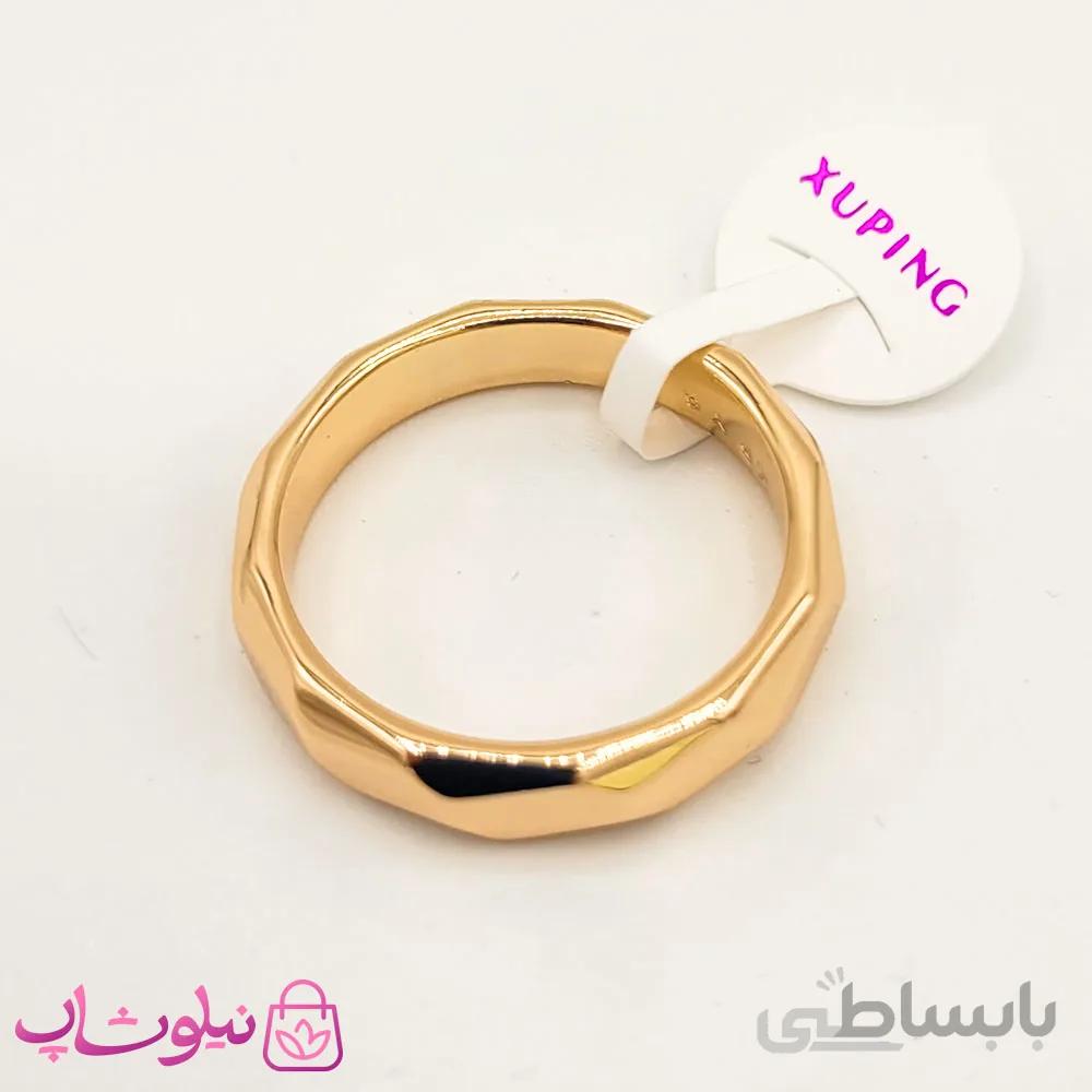 حلقه یا رینگ زنانه ژوپینگ طرح چند ضلعی کد 2311