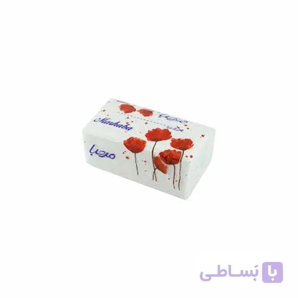 دستمال کاغذی خانواده 500 برگ مرحبا در بسته 4 عددی ا marhaba family napkin 500leaves