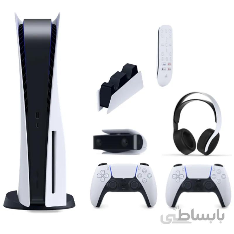 کنسول بازي سونی PS5 Drive | به همراه تمام لوازم جانبی ا PlayStation 5 Drive Full Pack