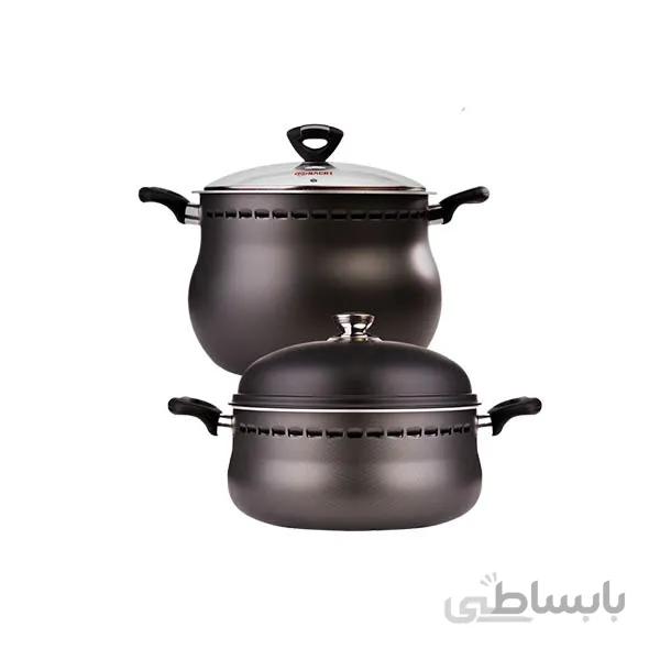 سرویس غذا پز همه کاره مدل ۱۱ پارچه ۱۲ نفره آریا