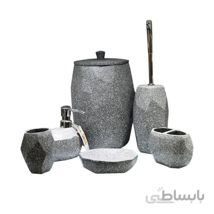 سرویس 6 پارچه بهداشتی رزین مدل هندسی کد 231