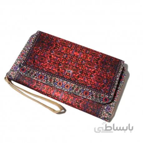 کیف کلاچ درب دار فرش لاکی