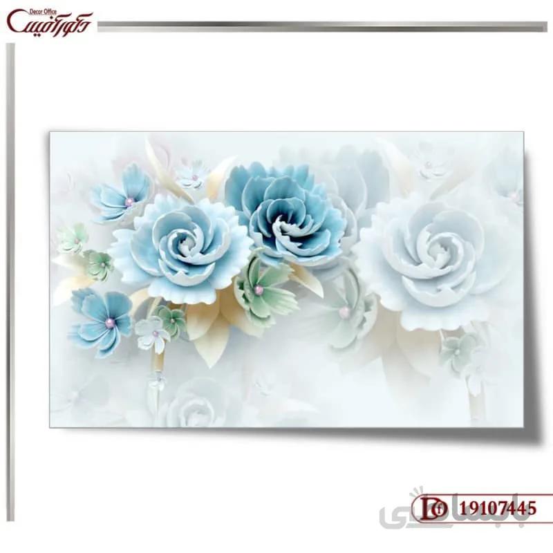 کاغذ دیواری سه بعدی گل 7445 ا 3D flower wallpaper 7445