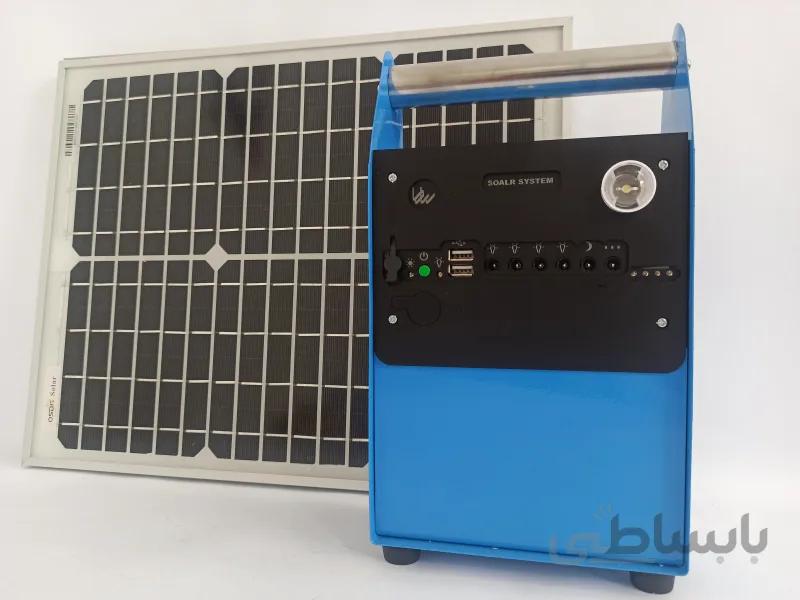 پکیج برق خورشیدی قابل حمل عشایری (30 وات)