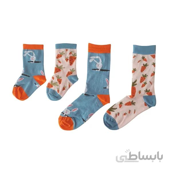 ست مادر و کودک جوراب خرگوشی فانتزی ساقدار کد PH406.1