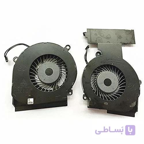 فن خنک کننده G3D GPU خنک کننده F3 L30203-001 L30204-001 (1 مجموعه 15-DC) Yaxinglinan Original سازگار با جایگزینی برای HP Gaming NB WASD 4 5 pro IV Omen 15-DC TPN-Q211 CPU