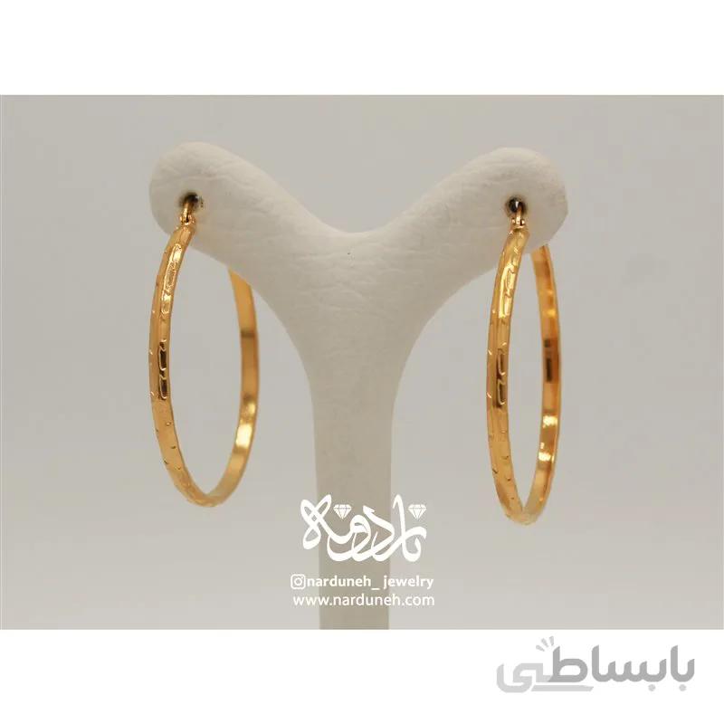 گوشواره حلقه استیل - 40mm