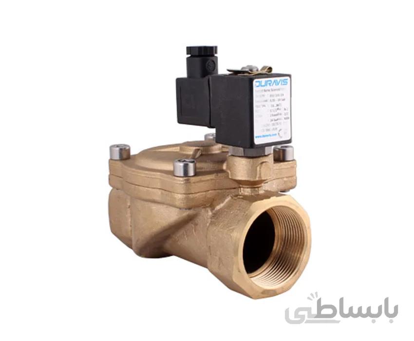 شیر برقی دیافراگمی نرمال کلوز 1/2 1 اینچ دوراویس Duravis ESV