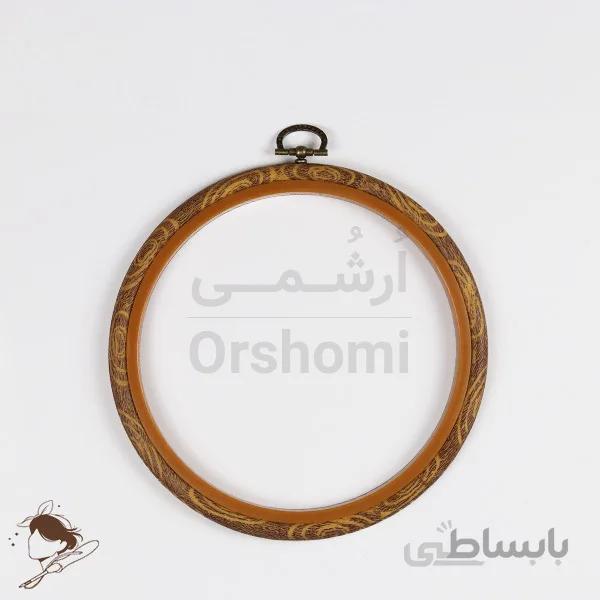 کارگاه ژله ای نیدل پانچ و گلدوزی طرح چوب قطر 16 سانتی متر