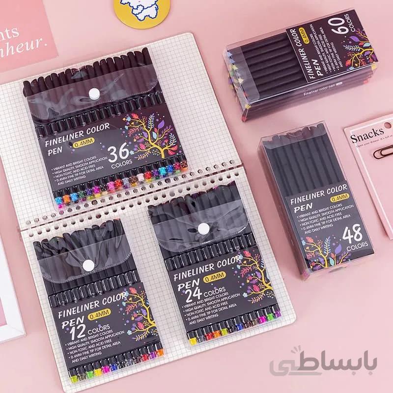 فاین لاینر فانتزی مجموعه 12،24،36،48،60 عددی قطرنوشتاری 0.4 میلیمتر cute colorful fineliner 0.4 mm code 92-996500 [www.ahwazonline.com]
