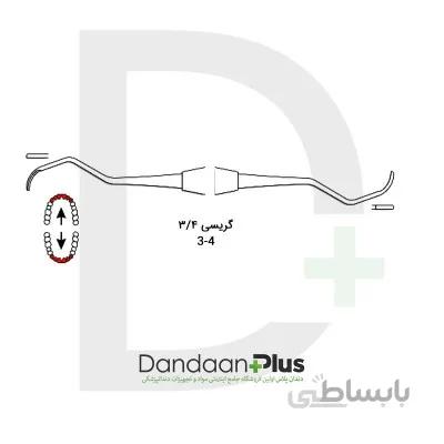 قلم جرمگیری Scaling Curette-فتاح طب