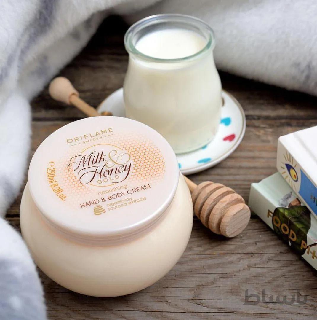 کرم کاسه ای دست و بدن شیروعسل ا Milk and Honey Hand&Body Cream