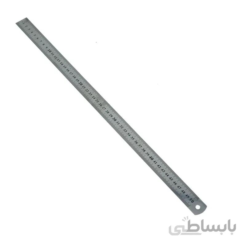 خط کش فلزی ۵۰cm