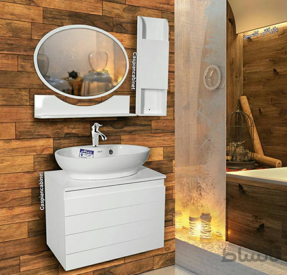 روشویی کابینت دار آرشیدا دیواری60 سانت ا روشویی کابینت دار آرشیدا دیواری60 سانت