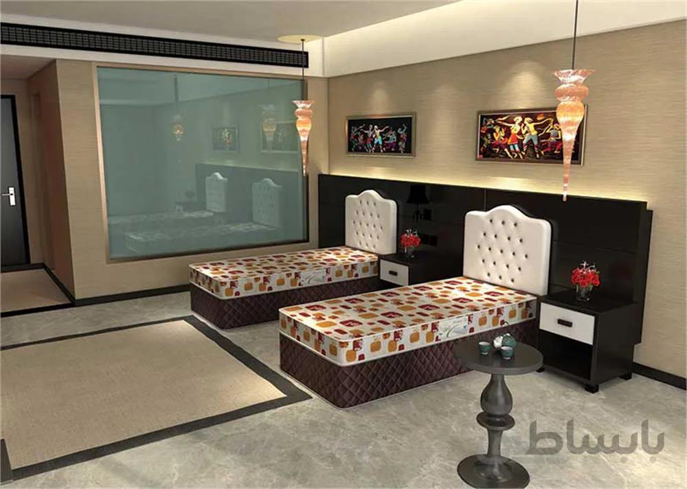 تشک خوشخواب طبی آراکس کلاس 2- حیدر خواب- قابل شستشو- پنج لایه- ابعاد 40*80 ا Spring Mattress - Arax class 2 - heydarkhab - Turkish spring - Turkish design cloth - Washable - Dimensions 80*40