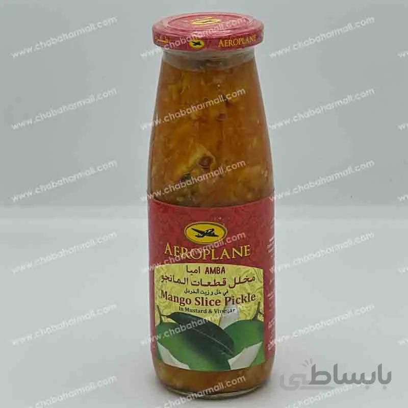 ترشی با طعم و مزه انبه mango pickle برند هواپیما Aeroplane