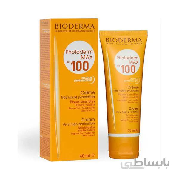 کرم ضد آفتاب بایودرما بی رنگ SPF100