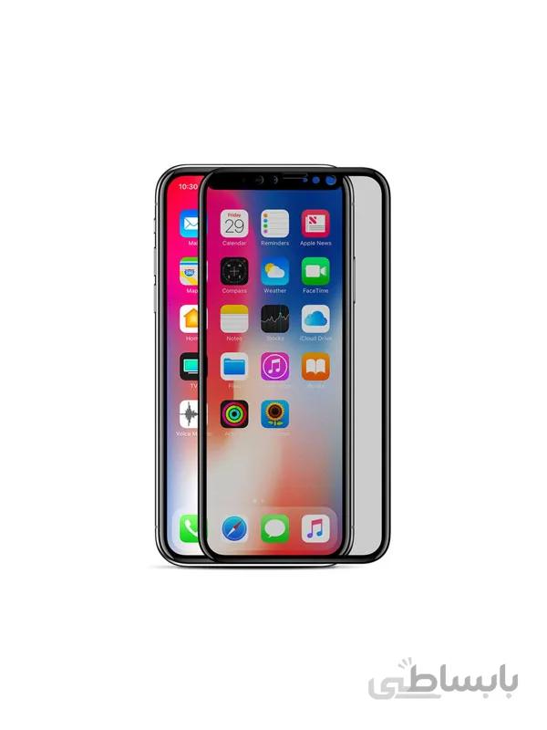 محافظ صفحه نمایش Privacy Glass مناسب برای آیفون X