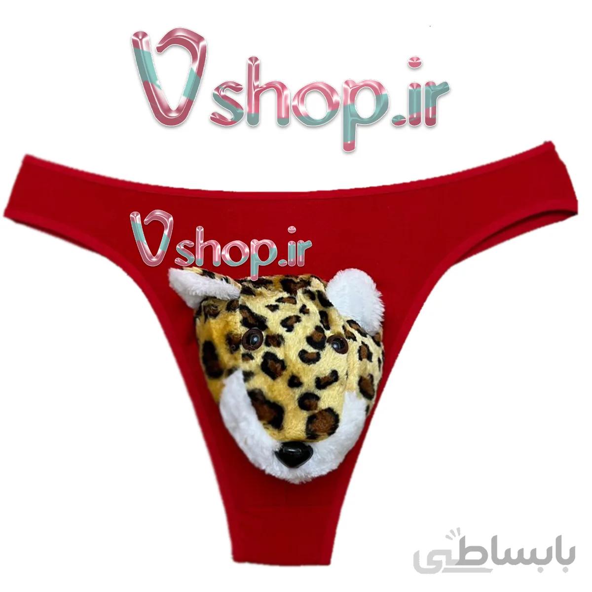 شورت مردانه استرینگ عروسکی پلنگ