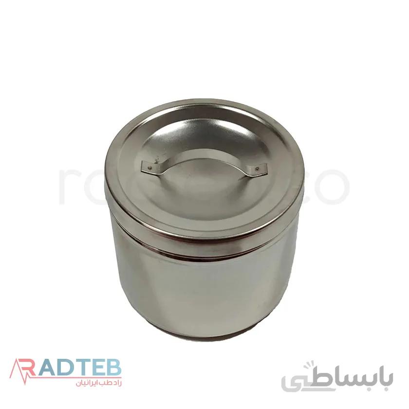 جا پنبه 1 لیتری استیل