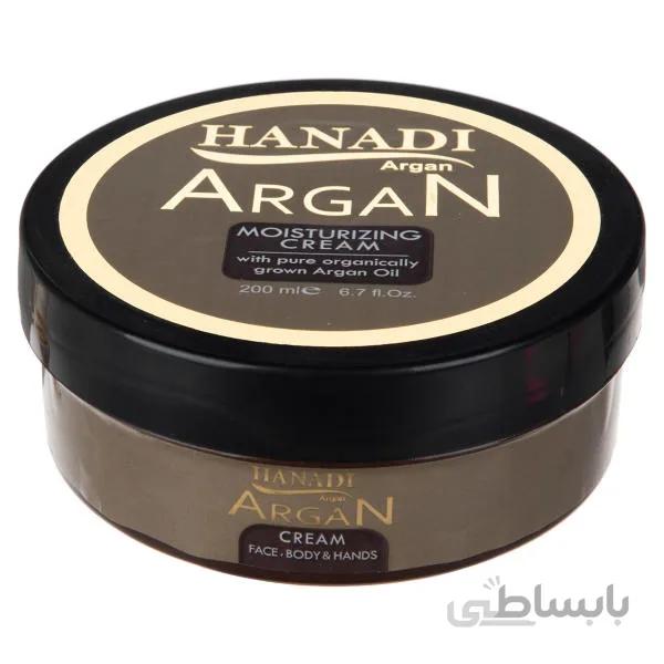 کرم مرطوب کننده دست روغن آرگان هانادی