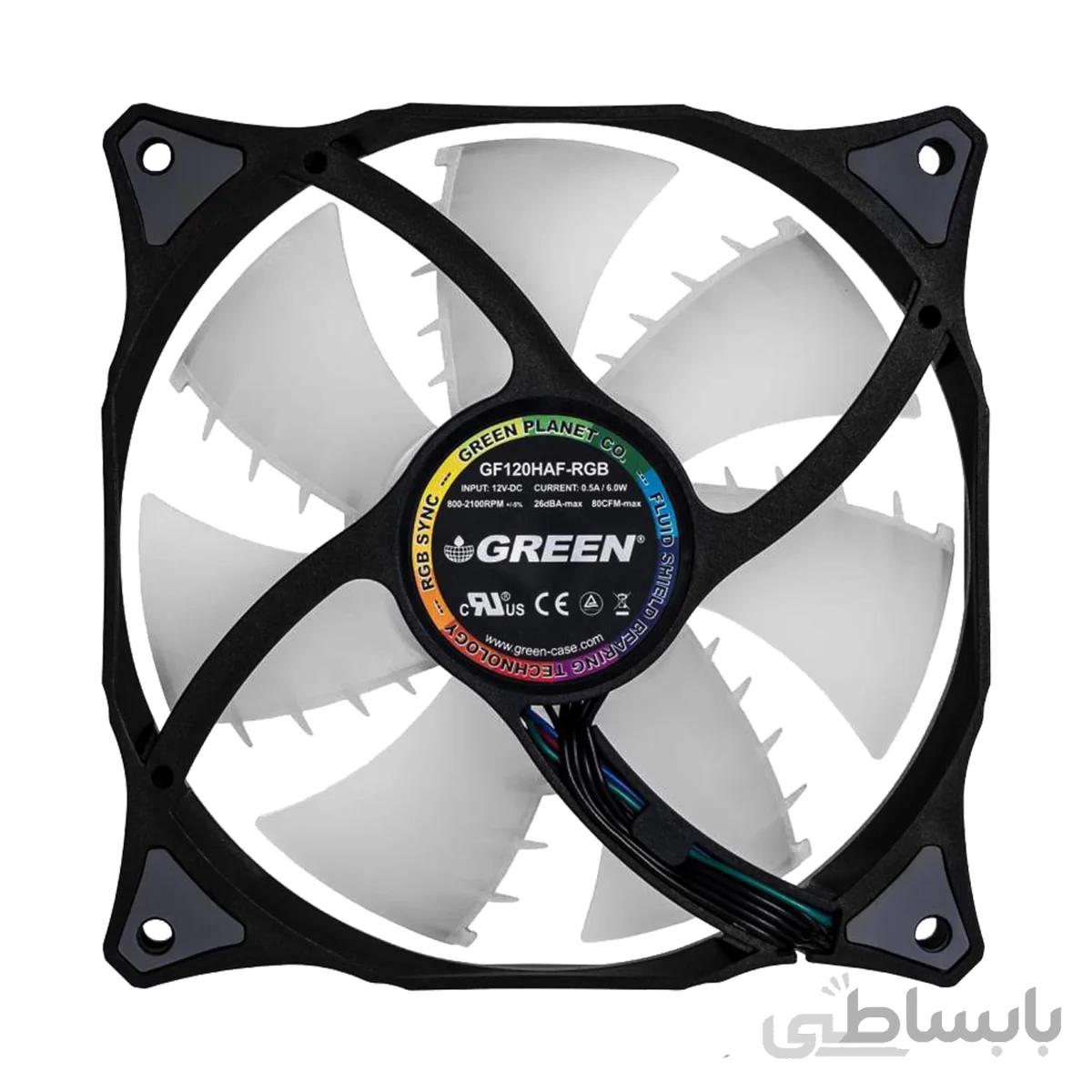 فن کیس گرین مدل GF120-RGB