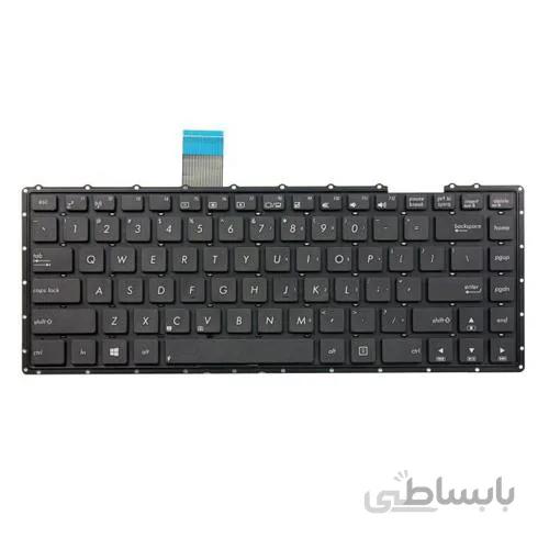 کیبرد لپ تاپ ایسوس X450 مشکی-اینترکوچک بدون فریم ا Keyboard Laptop Asus X450