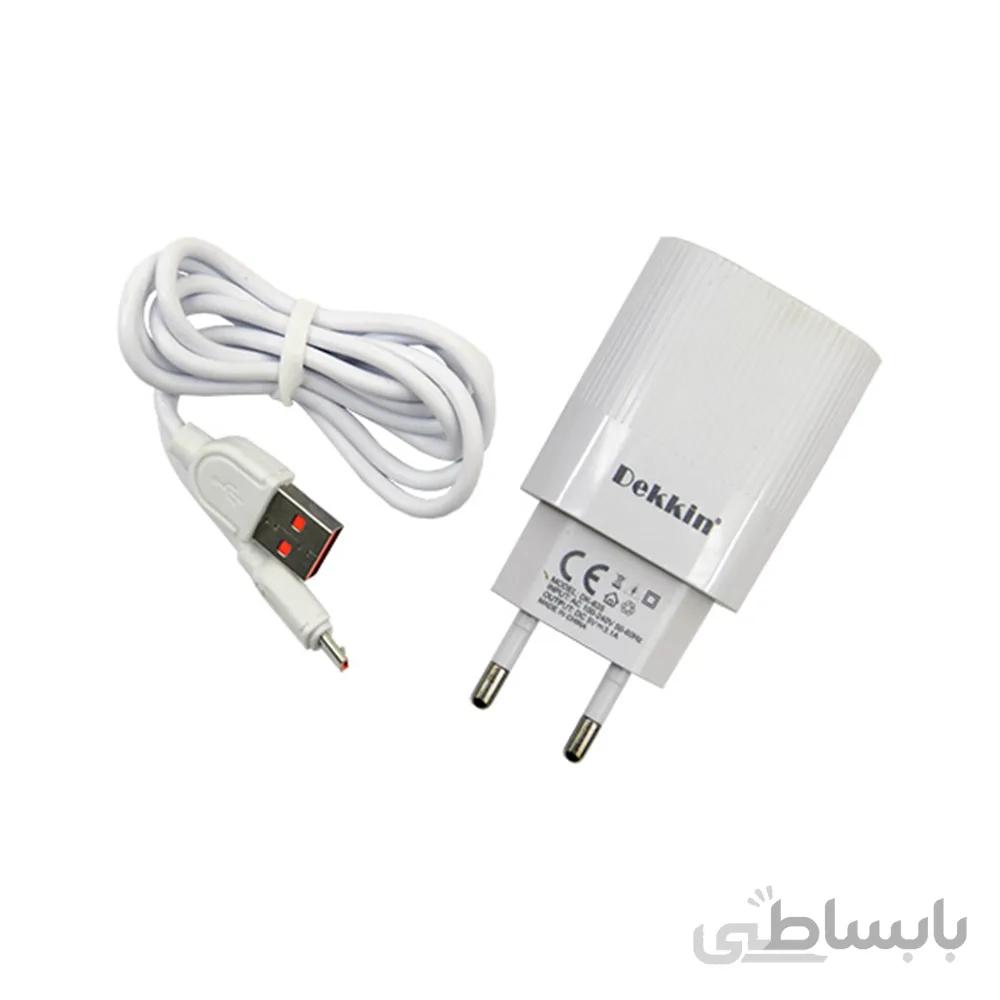 شارژر دیواری دکین DEKKIN مدل DK-635 به همراه کابل اندروید