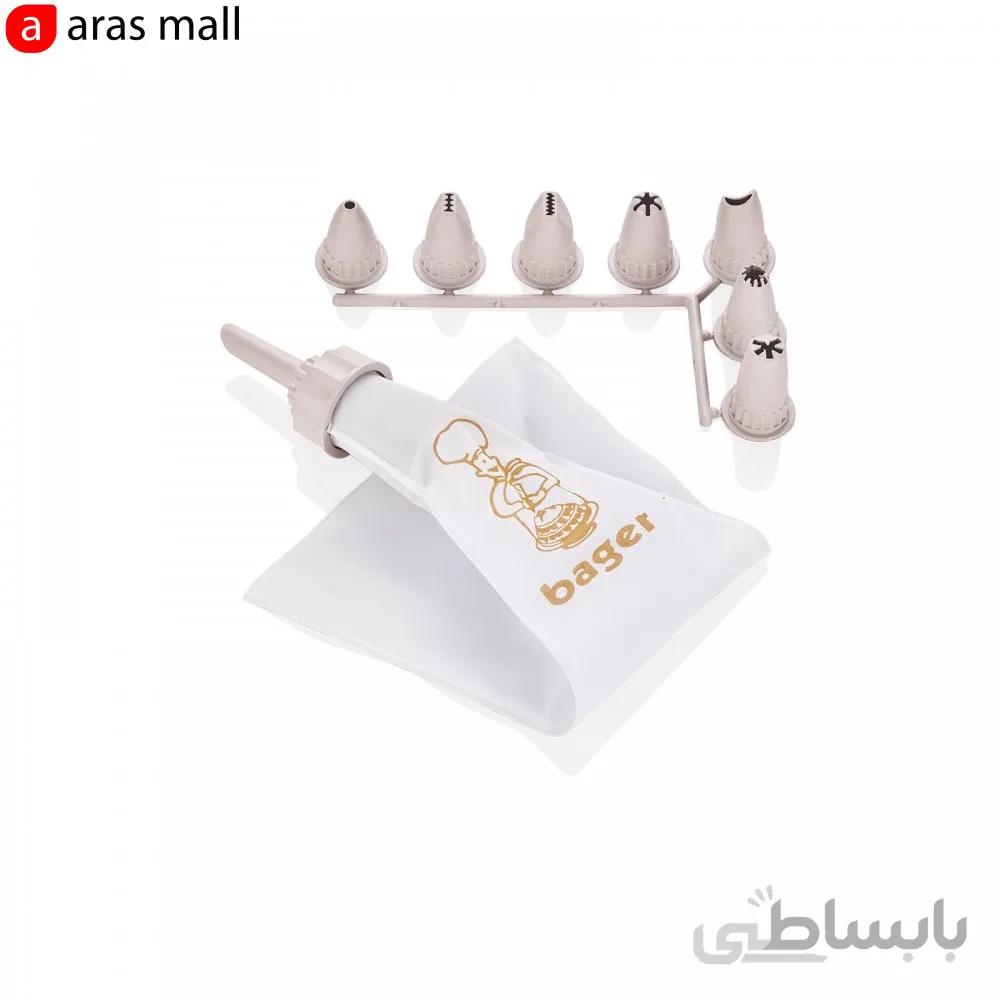 کیسه خامه زن باگر مدل BG 233 مجموعه 8 عددی