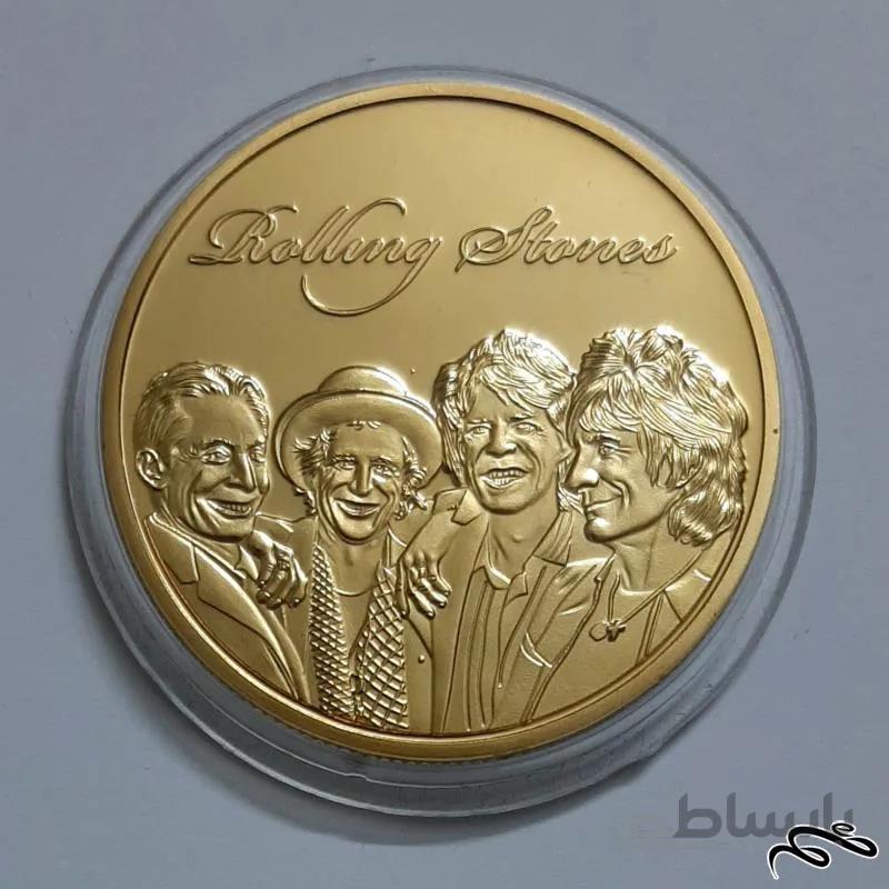 سکه یادبود گروه موسیقی رولینگ استونز