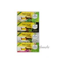 پک ۴ عددی چای سبز کیسه ای در ۴ طعم
