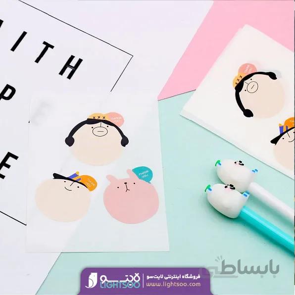 پک لیبل چسبدار طرح کارتون