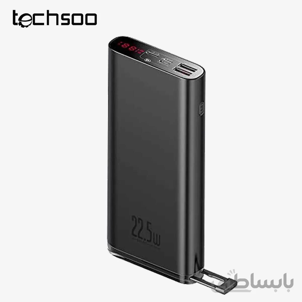 پاوربانک ۲۰۰۰۰ میلی آمپر بیسوس مدل Baseus Starlight Digital Display Quick Charg Power Bank 20000mAh 22.5W PPXC-01