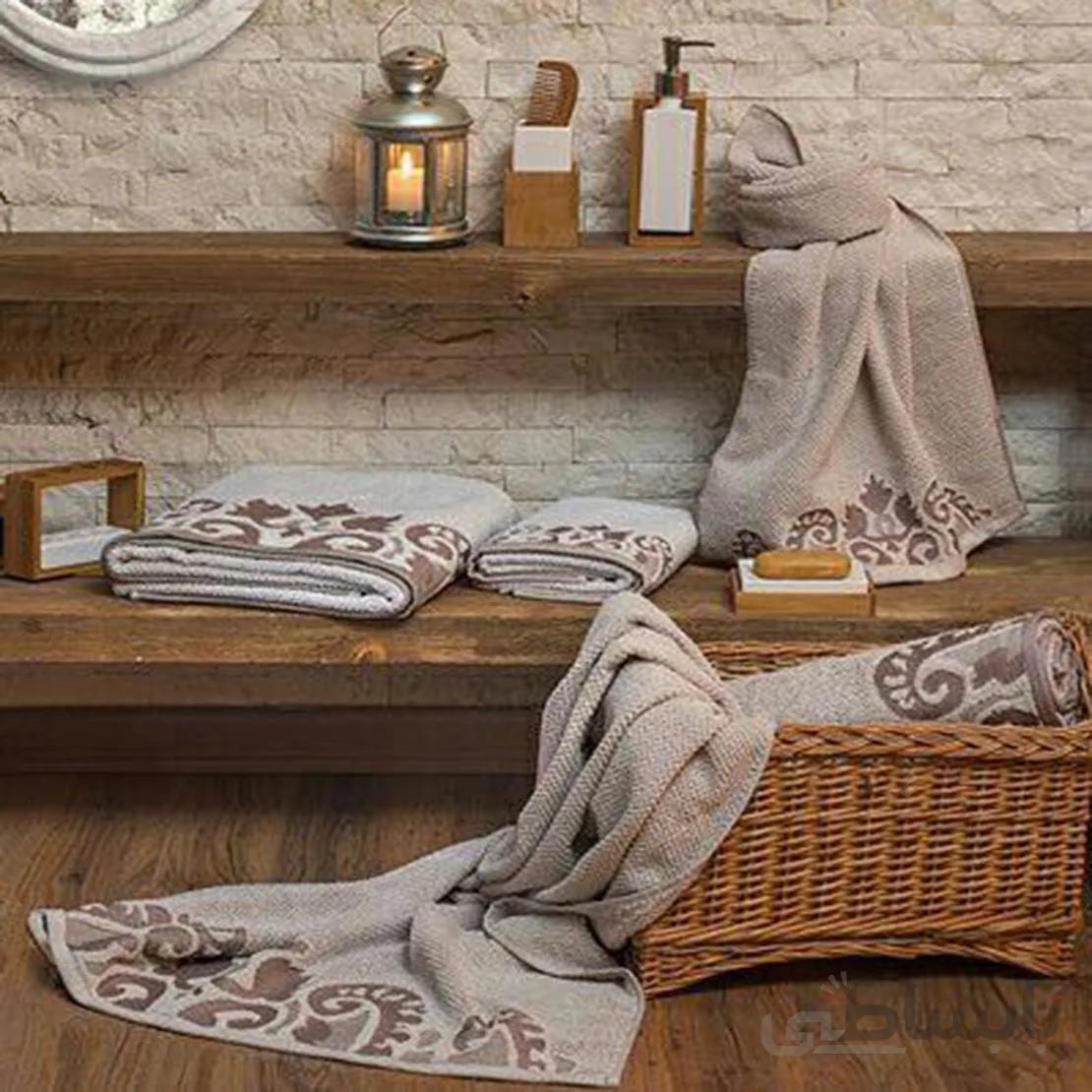 حوله استخری 80*140 رزین تاژ طرح میرا