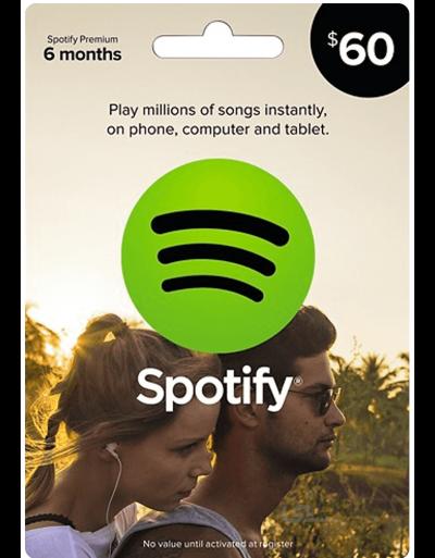 Spotify $60 Gift-Card