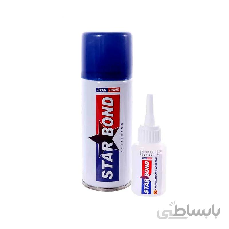 چسب 123 استار باند سایز کوچک مدل STAR BOND ACTIVATOR حجم 100 میلی لیتر