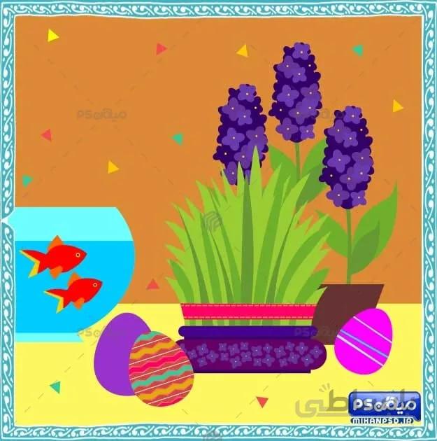 دانلود وکتور سفره هفت سین عید